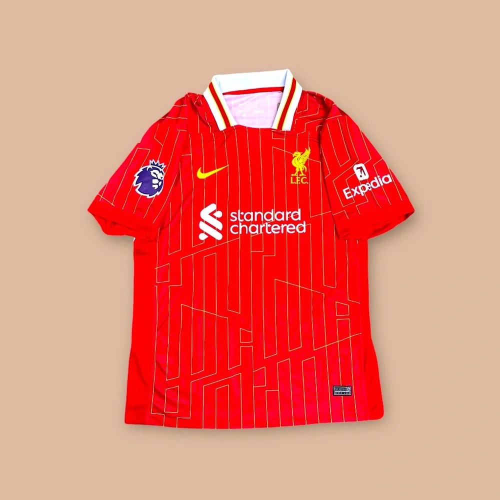 24/25 Liverpool home kit with premier league patch. Luis diaz soccer jersey. NWT